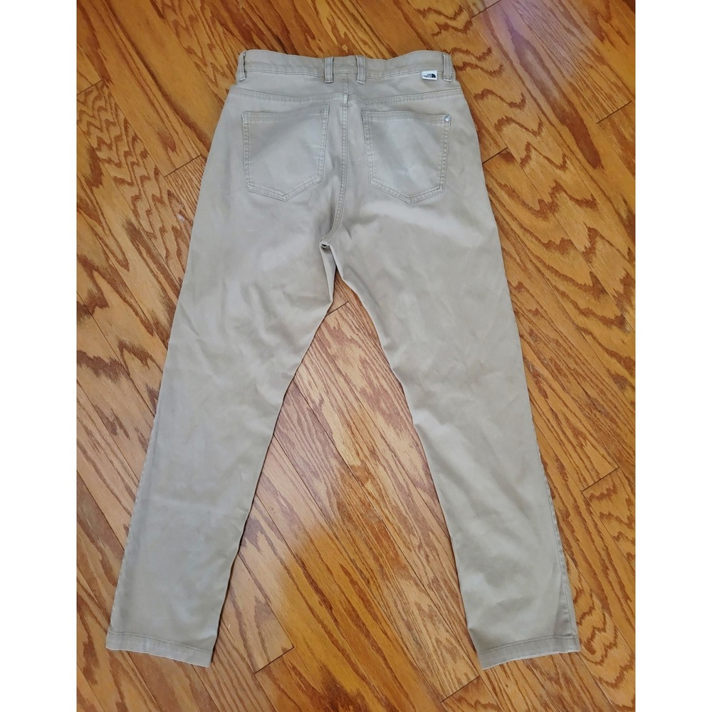 Men's The North Face Relaxed Fit Cord Hiking Climbing Pants 30 Tan Beige - Picture 4 of 11